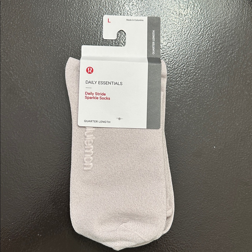 Lululemon Daily Essentials Sparkle Socks large